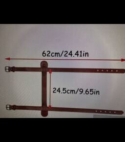 Aufbewahrungsband, Reisetauglich für Armeedecke (braun) Merinowolle; Mit PU-Leder-Tragegriff