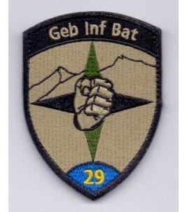 Geb Inf Bat 29 Klett