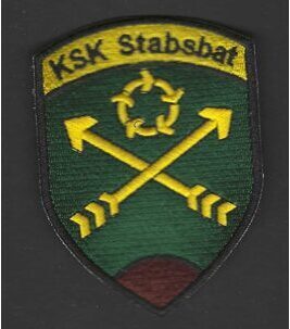 KSK Stabsbat Badge braun ohne Klett