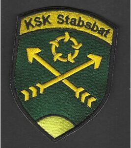 KSK Stabsbat Badge gelb ohne Klett