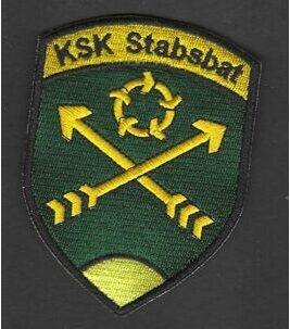 Badge KSK Stabsbat jaune sans velcro