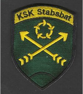 KSK Stabsbat Badge grün ohne Klett