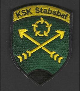 KSK Stabsbat Badge schwarz ohne Klett