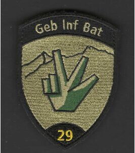 Geb Inf Bat 29 Klett