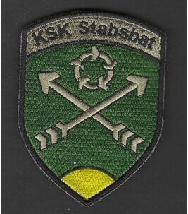 KSK Stabsbat Badge gelb mit Klett