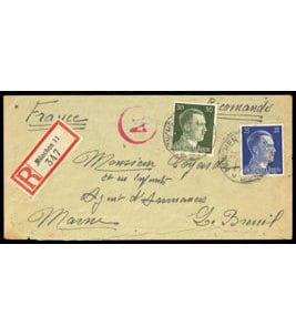 Reich allemand Michel-No. 793 + 794