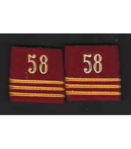 Paire de capitaines 58