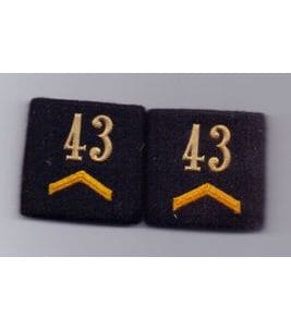 Paire de caporaux 43