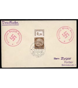 Occupation allemande II. WK Sudetenland Michel-No. 513 WOR