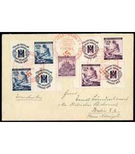 Böhmen & Mähren Michel-Nr. 62-63 Zf (2) u.a.