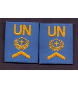Paar UN Schulterpatten Wachtmeister
