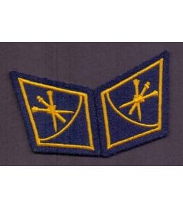 Paire de cols de l'armée suisse