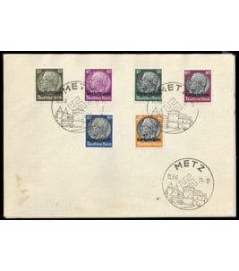 Occupation allemande II. WK Lorraine Michel-No. 1-16