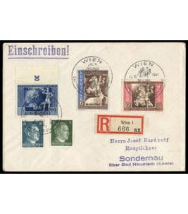 Reich allemand, 1933/45 Troisième Reich Michel 823-25 et autres