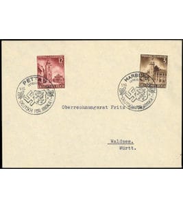 Empire allemand Michel 806 + 808