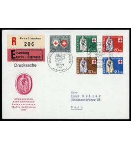 Pro Patria N° Michel 641-45