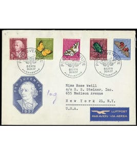 Pro Juventute Michel No. 648-52