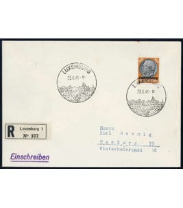 Deutsche Besetzung II. WK Luxemburg Besonderheiten Michel 16