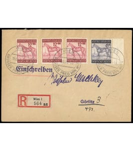 Deutsches Reich Michel-Nr. 858 (3) u.a.