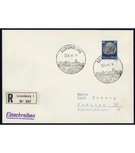 Occupation allemande II. WK Luxembourg Particularités Michel 15