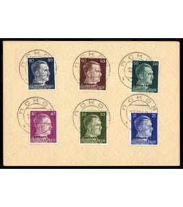 Deutsche Besetzung II. WK Ostland   Michel 13-18