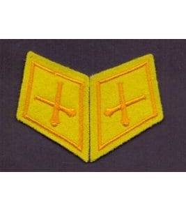 Paire de cols de l'armée suisse