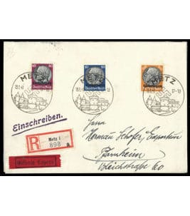 German occupation II. WK Lorraine Michel No. 1-16