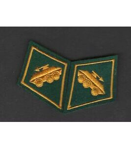 Paire de cols de l'armée suisse