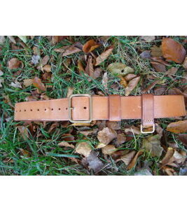Leather belt 110 cm officer belt