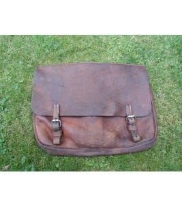 Leather bag dragon bag 40 cm x 30 cm