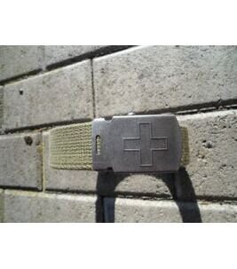 Belt pants belt olive woven length: 100 cm