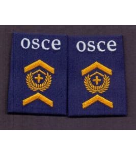 Paar OSCE Schulterpatten Fourier