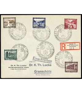 IIIe Reich "BERLIN 50 BSV WILMERSDORF WERBESCHAU" (exposition publicitaire)