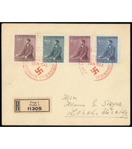 Böhmen & Mähren Michel-Nr. 85-88