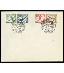 Reich allemand Michel-No. W105 + W109