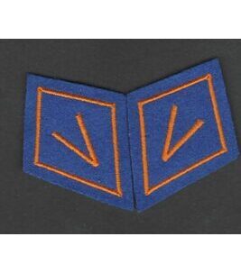 Paire de cols de l'armée suisse