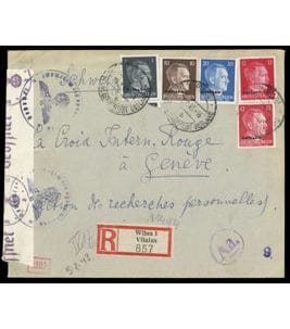 Occupation allemande II. WK Ostland Michel 11 et autres