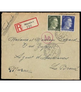 Reich allemand Michel-No. 793 + 794