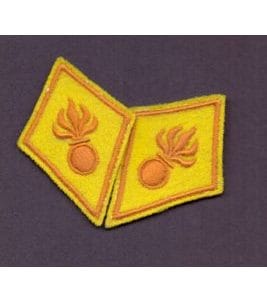 Paire de cols de l'armée suisse