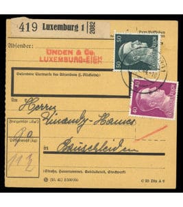 Occupation allemande II. WK Luxembourg Particularités