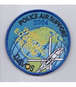 WEF WORLD ECONOMIC FORUM DAVOS POLICE AIR SUPPORT 2004 KLETT