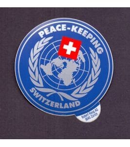 PEACE KEEPING Switzerland Kleber