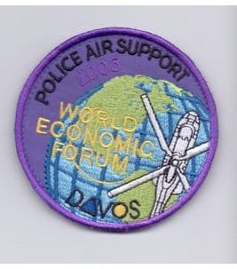 WEF WORLD ECONOMIC FORUM DAVOS POLICE AIR SUPPORT 2005 KLETT